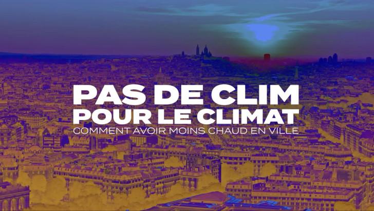 photographie de Paris montrant les zones mal isolées avec le titre du documentaire en son centre